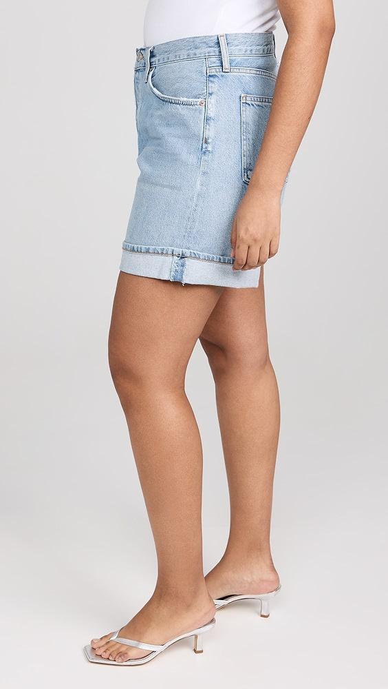 AGOLDE Dame Shorts: High Rise Baggy Cuff | Shopbop Product Image