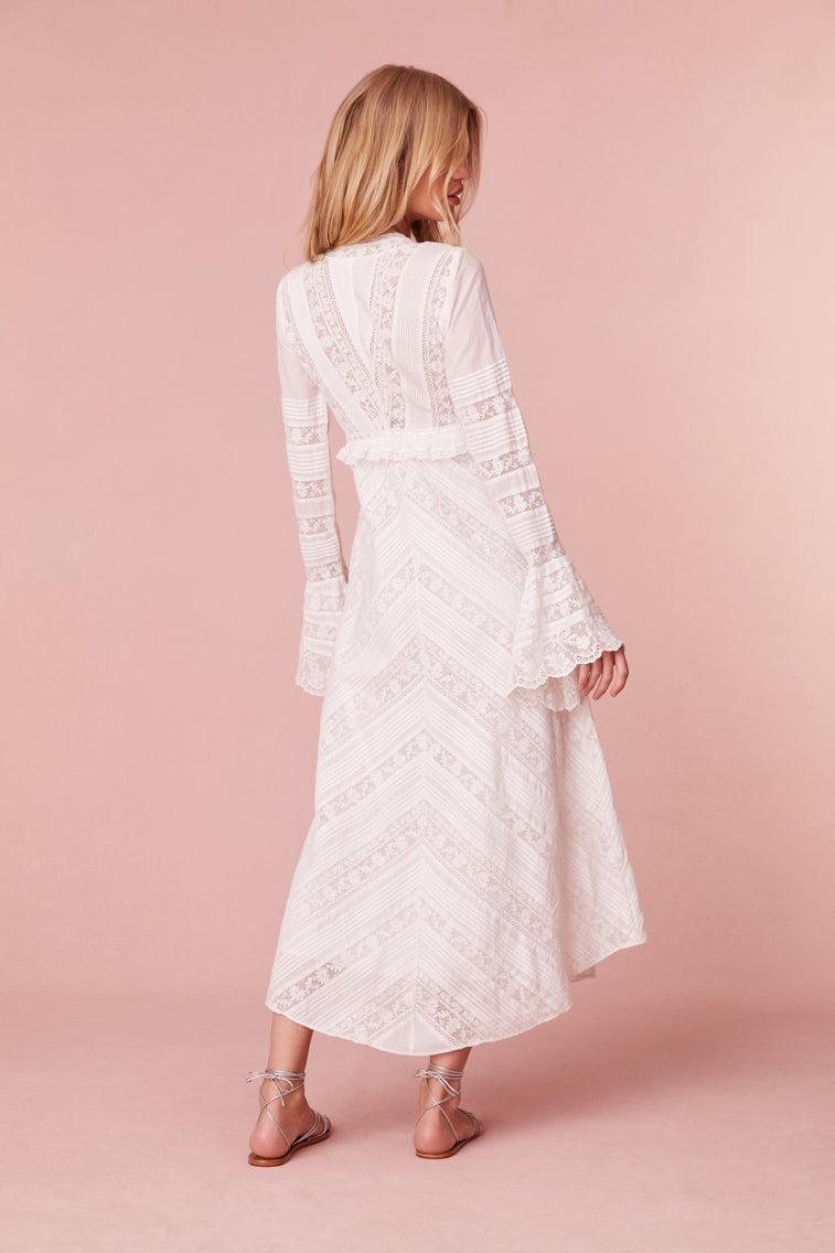 Weil Cotton Lace Maxi Dress Product Image