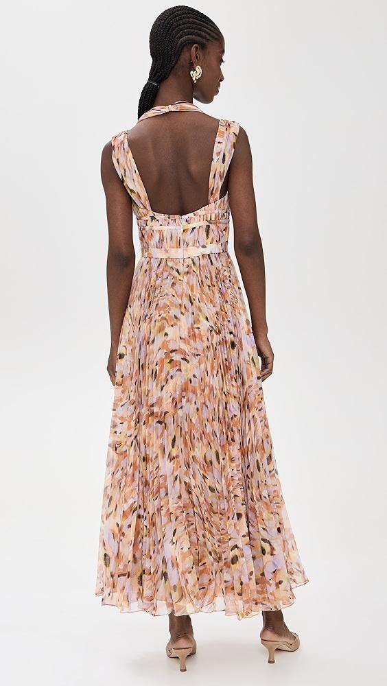 AMUR Neve Pleated Chiffon Dress | Shopbop Product Image