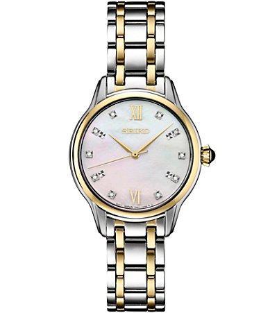 Seiko Diamond Collection for Ladies Analog Stainless Steel Bracelet Watch Product Image