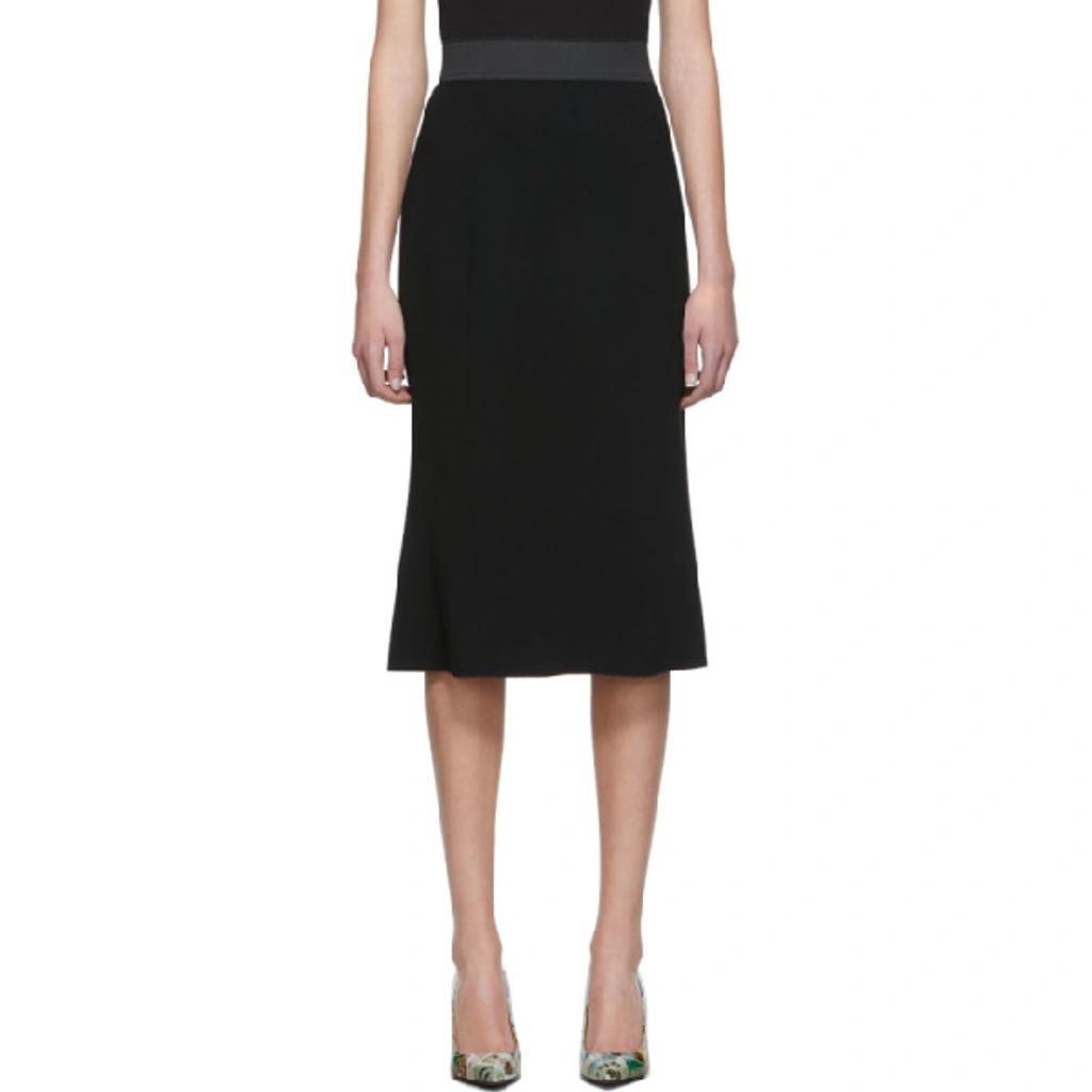 DOLCE & GABBANA Dolce And Gabbana Black Cady Skirt Product Image