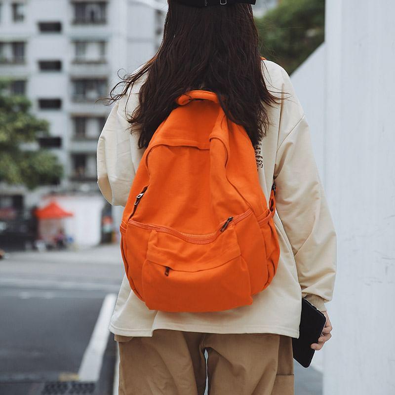 Plain Backpack Product Image