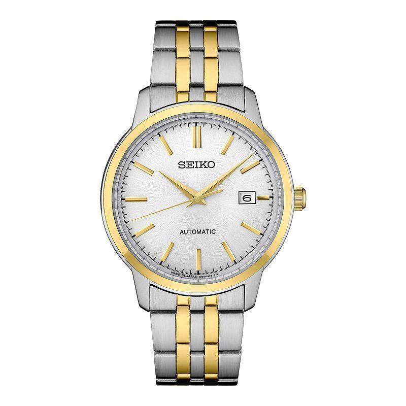 Seiko Men's Essentials Two Tone Watch, Silver Product Image