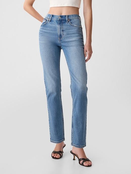 High Rise ’90s Straight Jeans Product Image