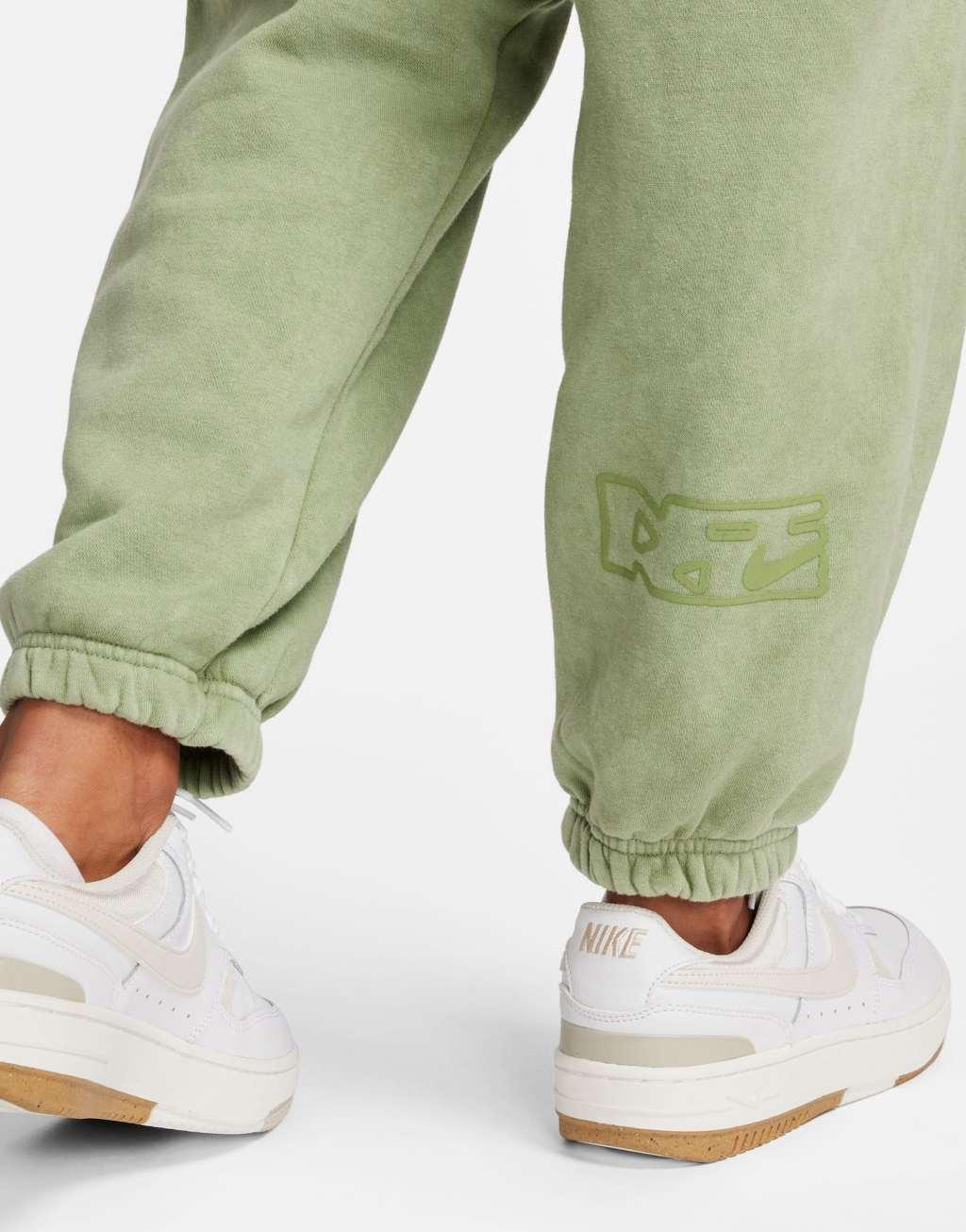 Nike Phoenix sweatpants in washed green Product Image