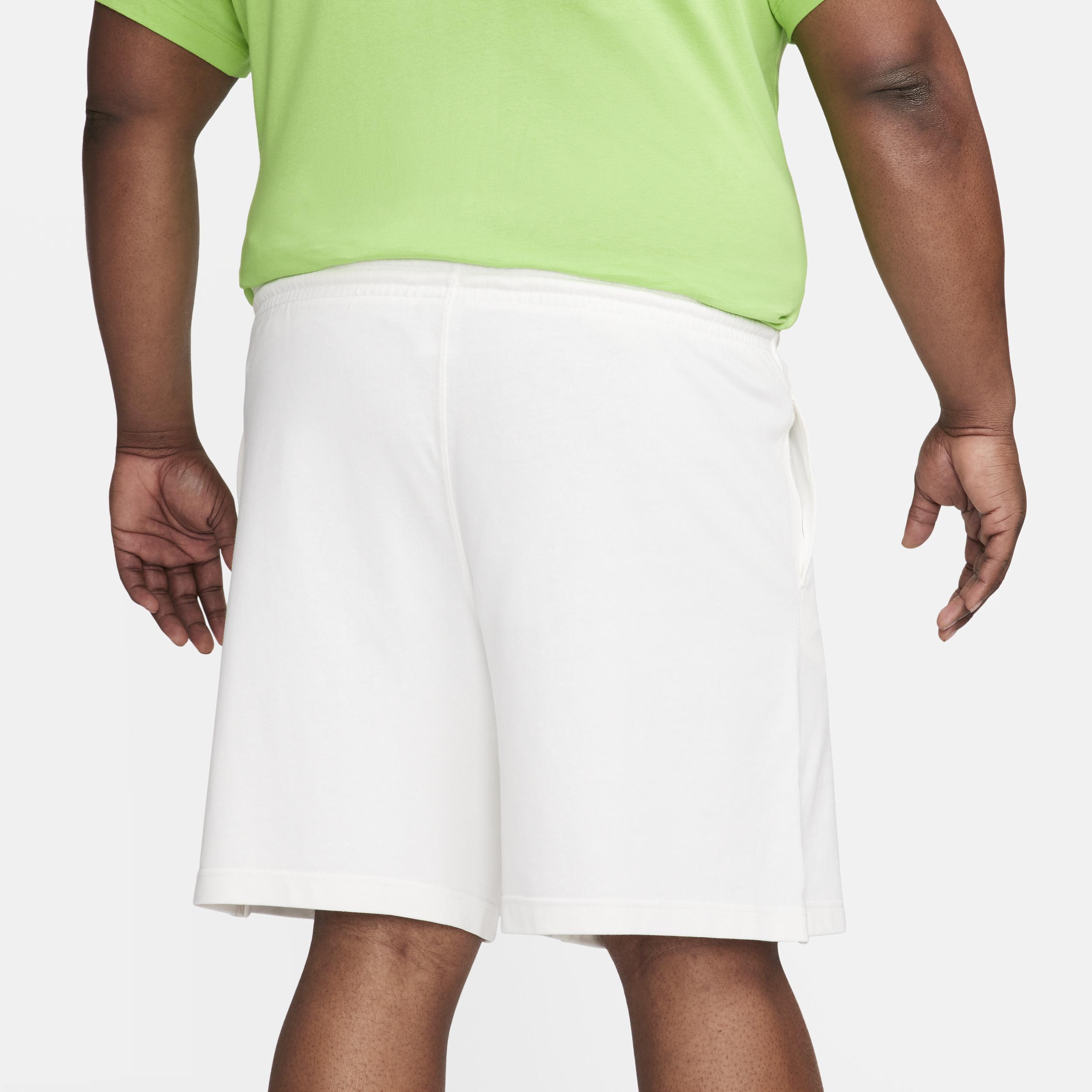 Nike Mens Nike Club Knit Shorts - Mens Sail/Black Product Image