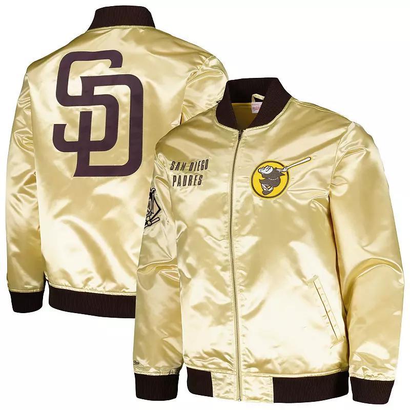 Mens Mitchell & Ness San Diego Padres OG 2.0 Lightweight Satin Full-Zip Jacket Product Image