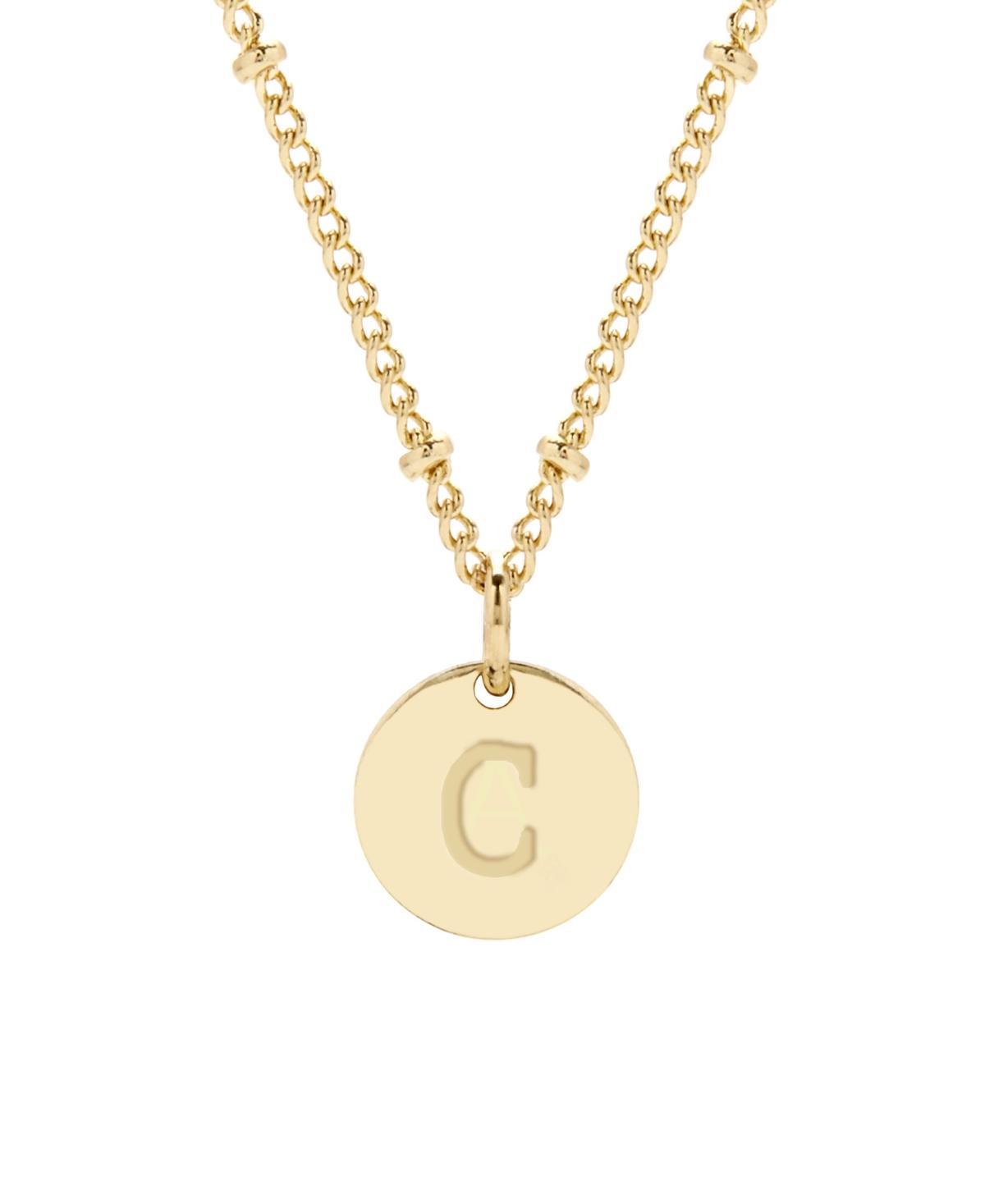 brook & york Madeline 14K Gold Plated Initial Pendant Product Image