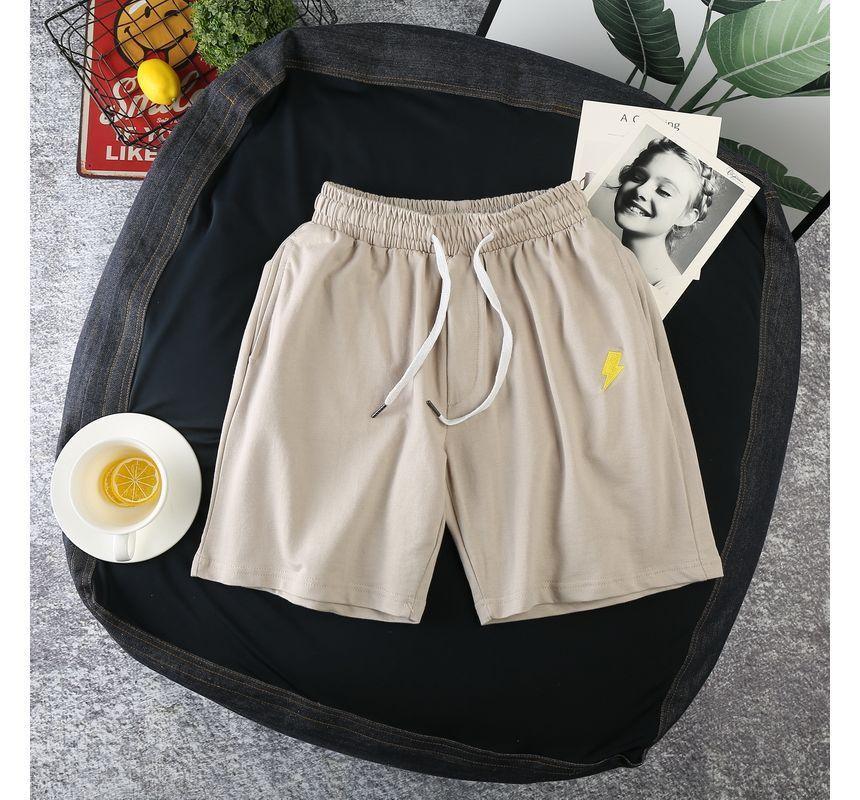 Printed Drawstring Shorts Product Image