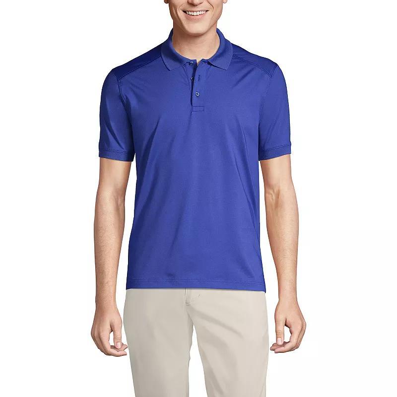 Mens Lands End Short Sleeve Rapid-Dry Active Polo Shirt Product Image