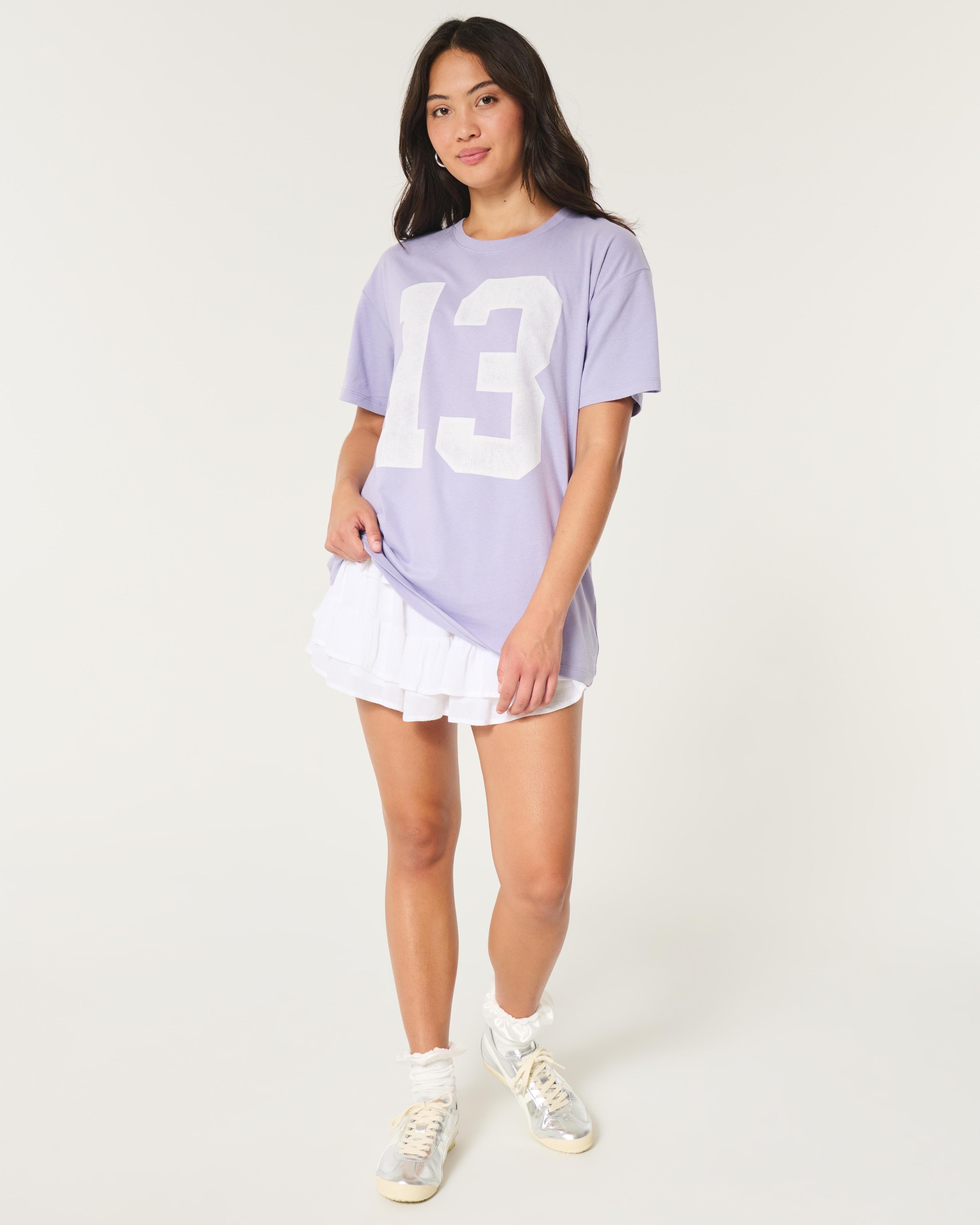 Oversized Athletic Graphic Tee Product Image