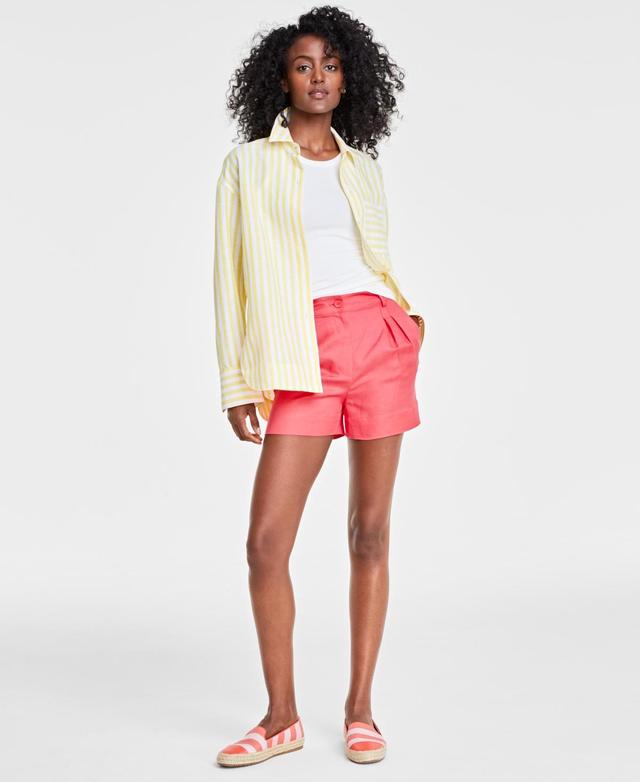 On 34th Womens High-Rise Tailored Shorts, Created for Macys Product Image