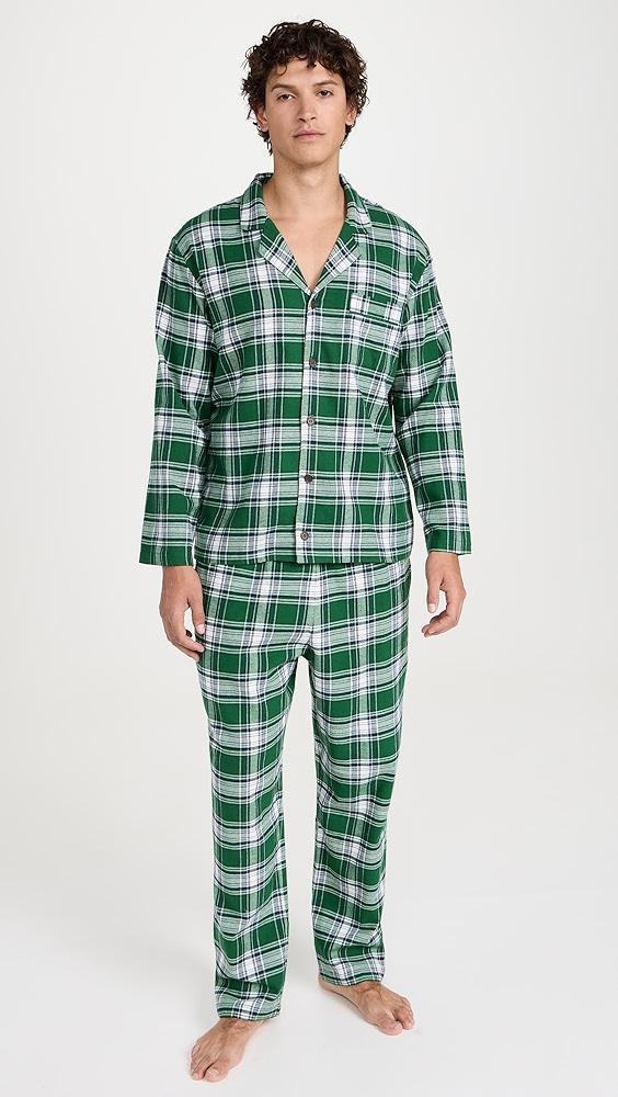 Eberjey Plaid Flannel Long PJ Set | Shopbop Product Image