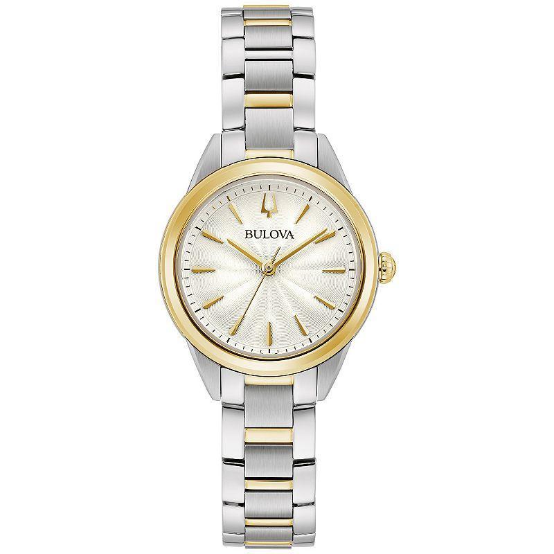 Bulova Womens Sutton Two-Tone Stainless Steel Bracelet Watch 28mm Product Image