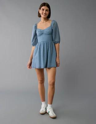 AE Puff Sleeve Mini Dress Product Image