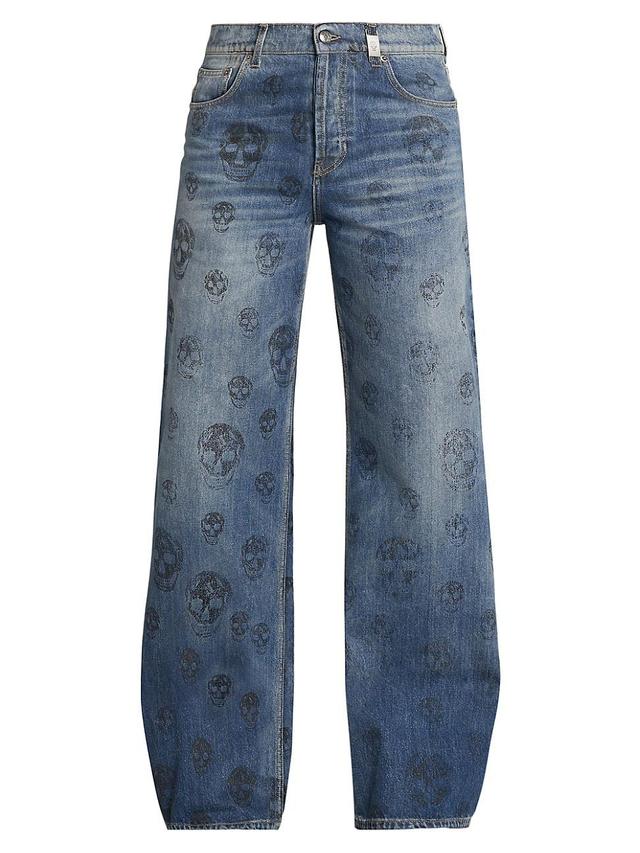 Mens Low-Rise Baggy Jeans Product Image