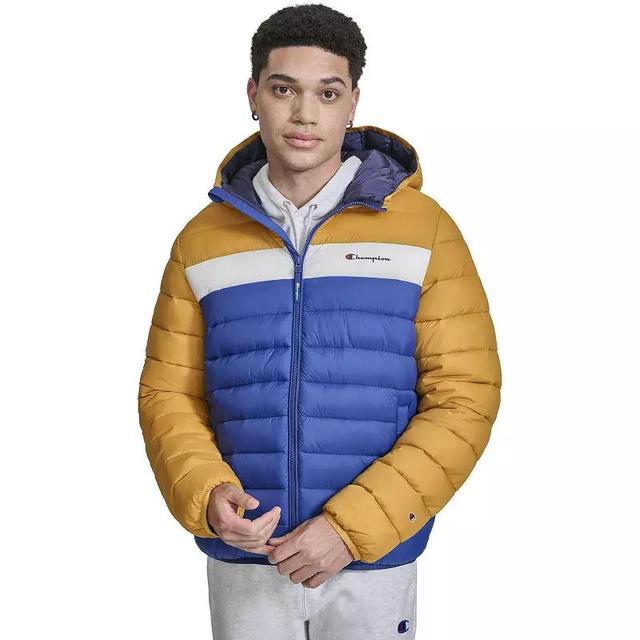 Mens Champion Lightweight Puffer Jacket with Hood Product Image