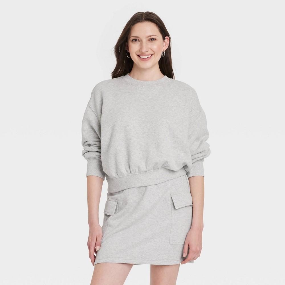 Womens Cropped Pullover Sweatshirt - Universal Thread Product Image