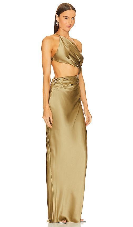 One Shoulder Cut Out Gown Product Image