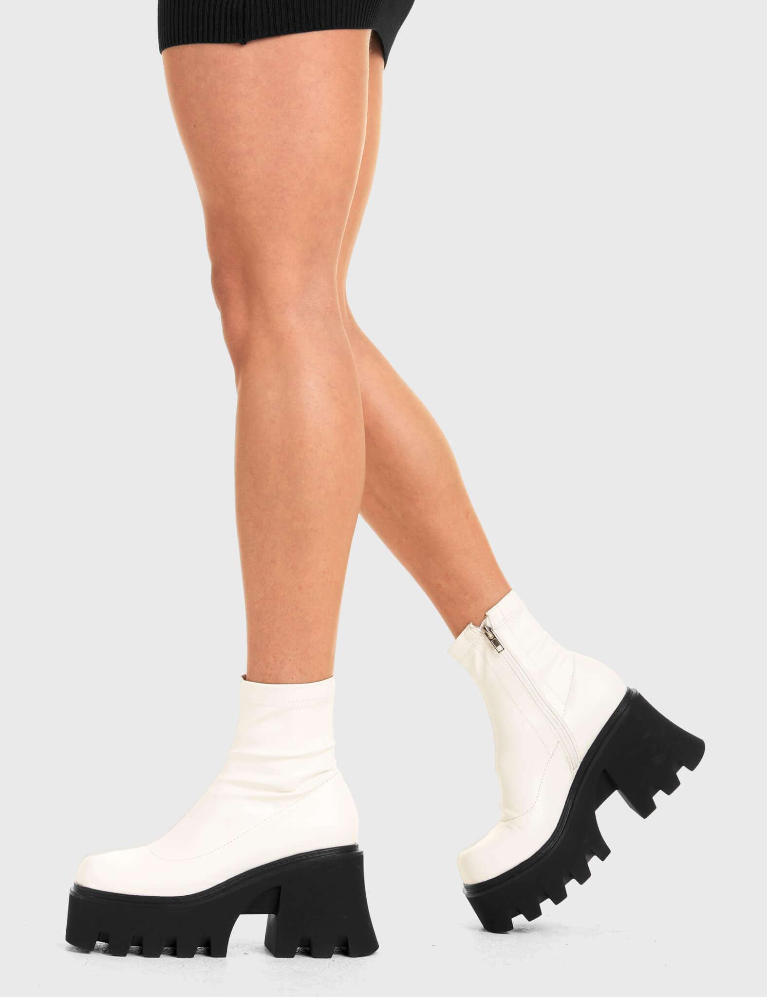 Notorious Chunky Platform Ankle Boots Product Image