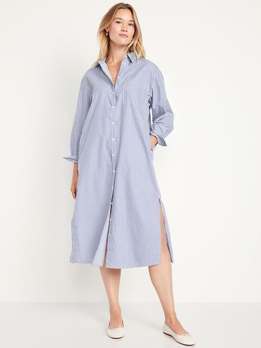 Loose Midi Shirt Dress Product Image