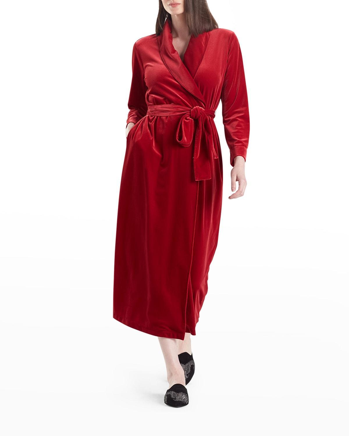 Natalie Long Velvet Robe Product Image