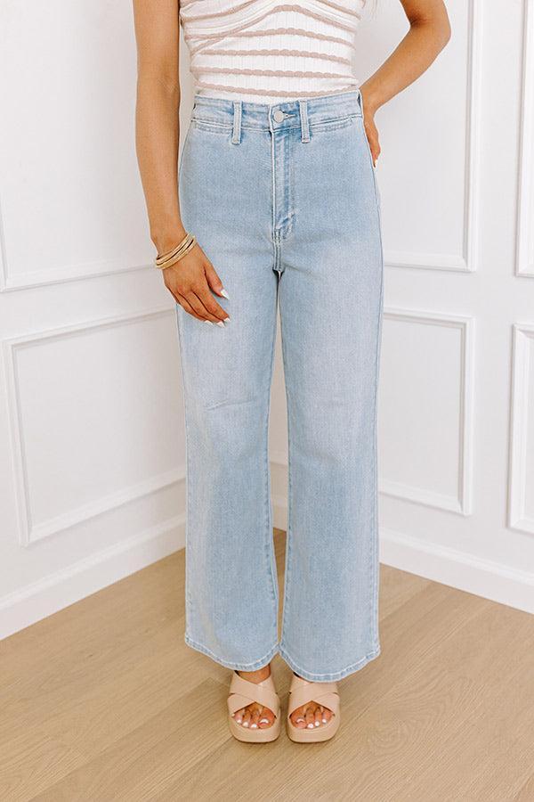 Just USA Rhea High Waist Wide Leg Jean Product Image