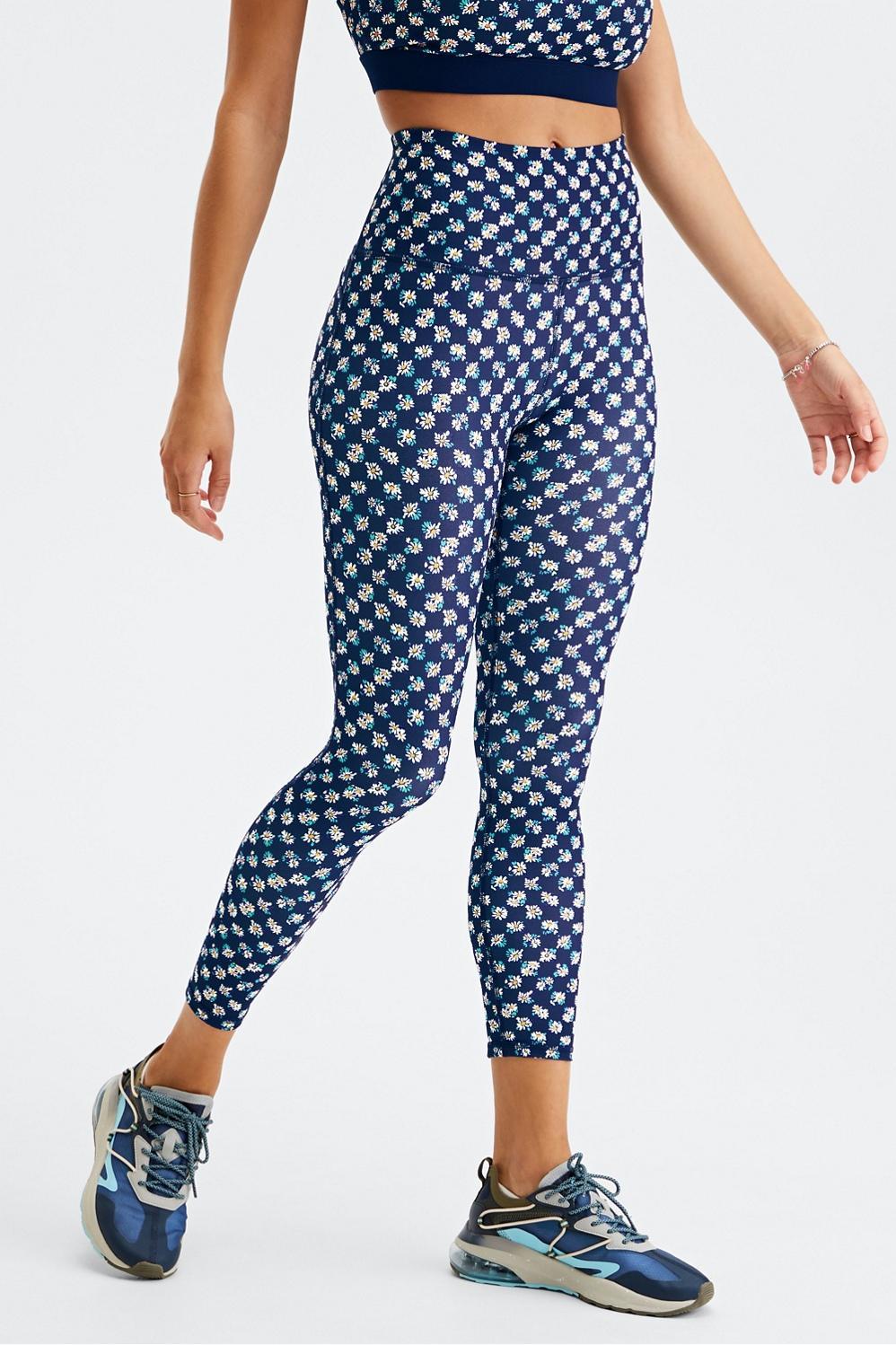 Fabletics Ultra High-Waisted PureLuxe 7/8 Legging Womens blue Size L Product Image