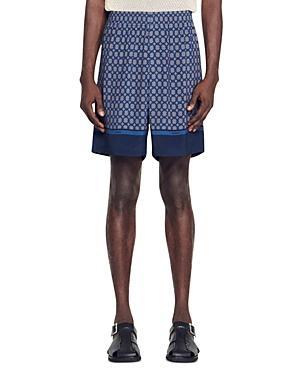 Mens Patterned Bermuda Shorts Product Image