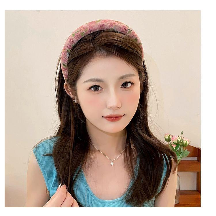 Floral Print Headband Product Image