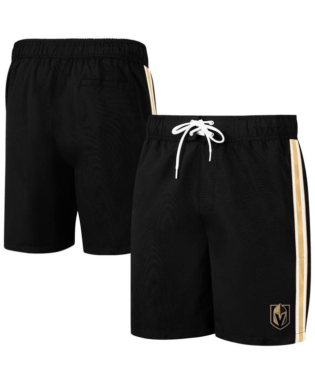 Mens G-III Sports by Carl Banks Black Vegas Golden Knights Sand Beach Swim Shorts Product Image