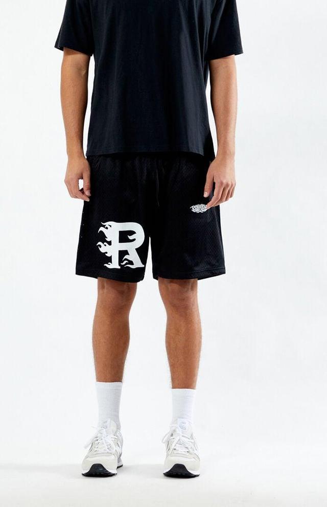 RODMAN BRAND Men's Flame Mesh Basketball Shorts Product Image