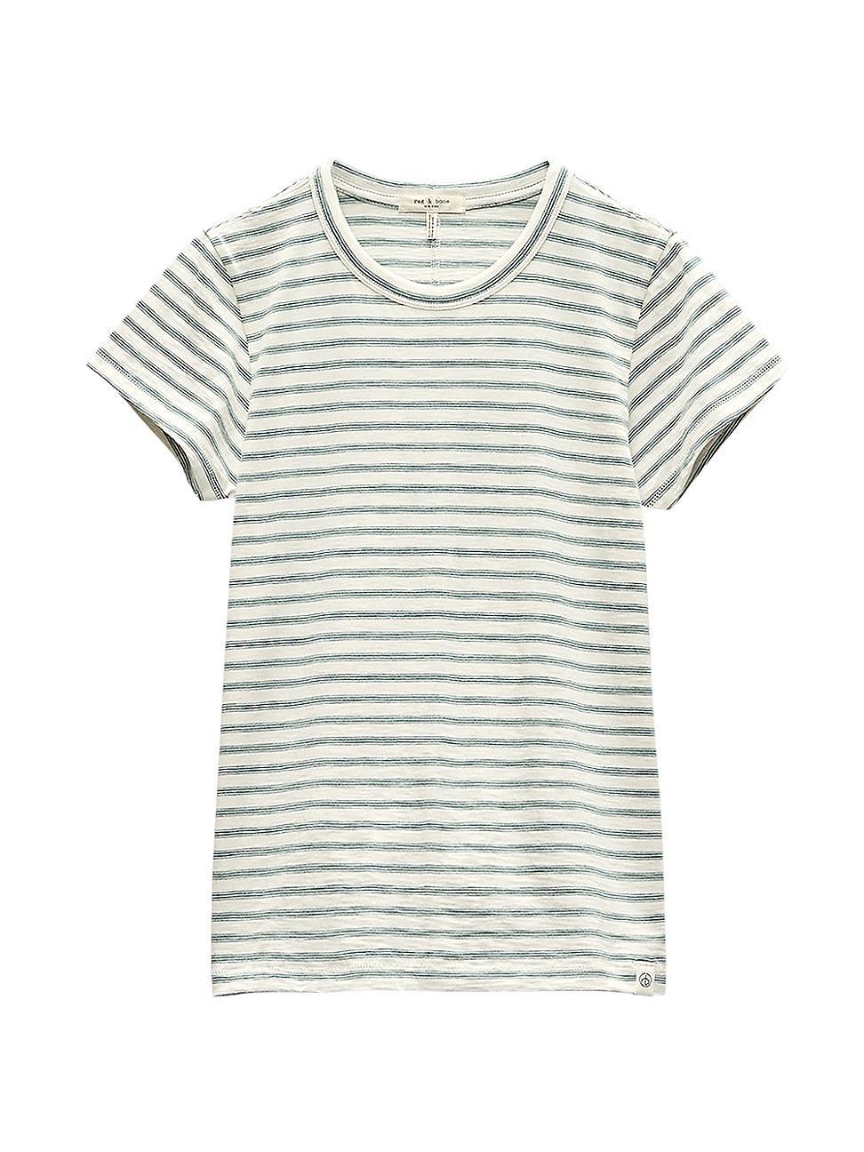 Womens The Slub Striped Cotton T-Shirt Product Image