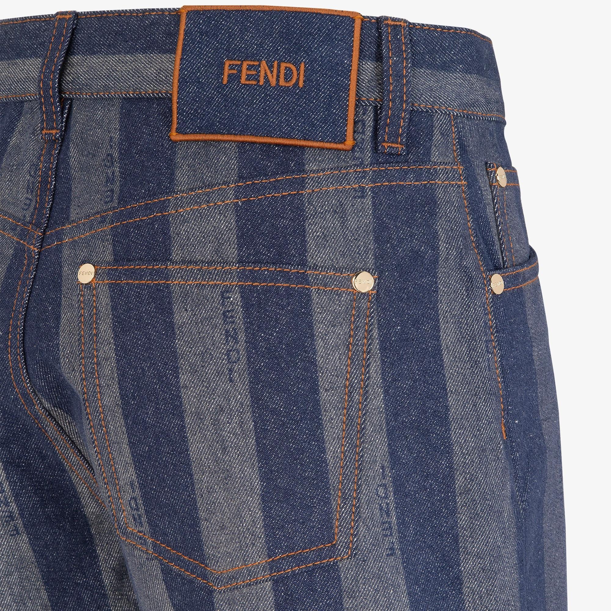 Short JeansBlue Pequin denim short pants Product Image