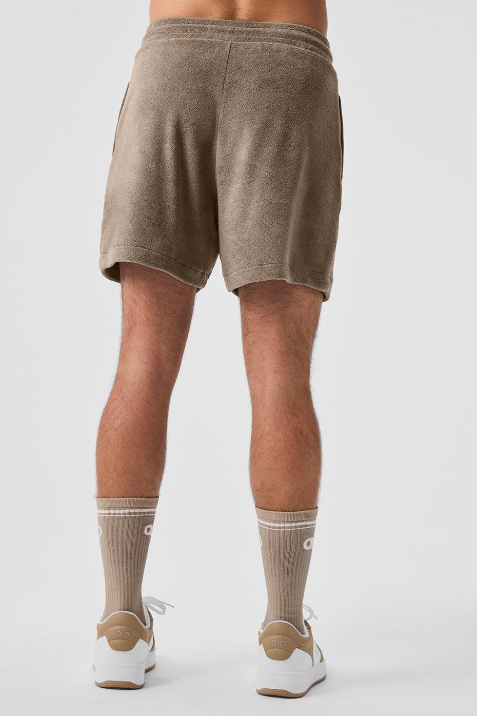 7" Coastal Terry Short - Gravel Male Product Image