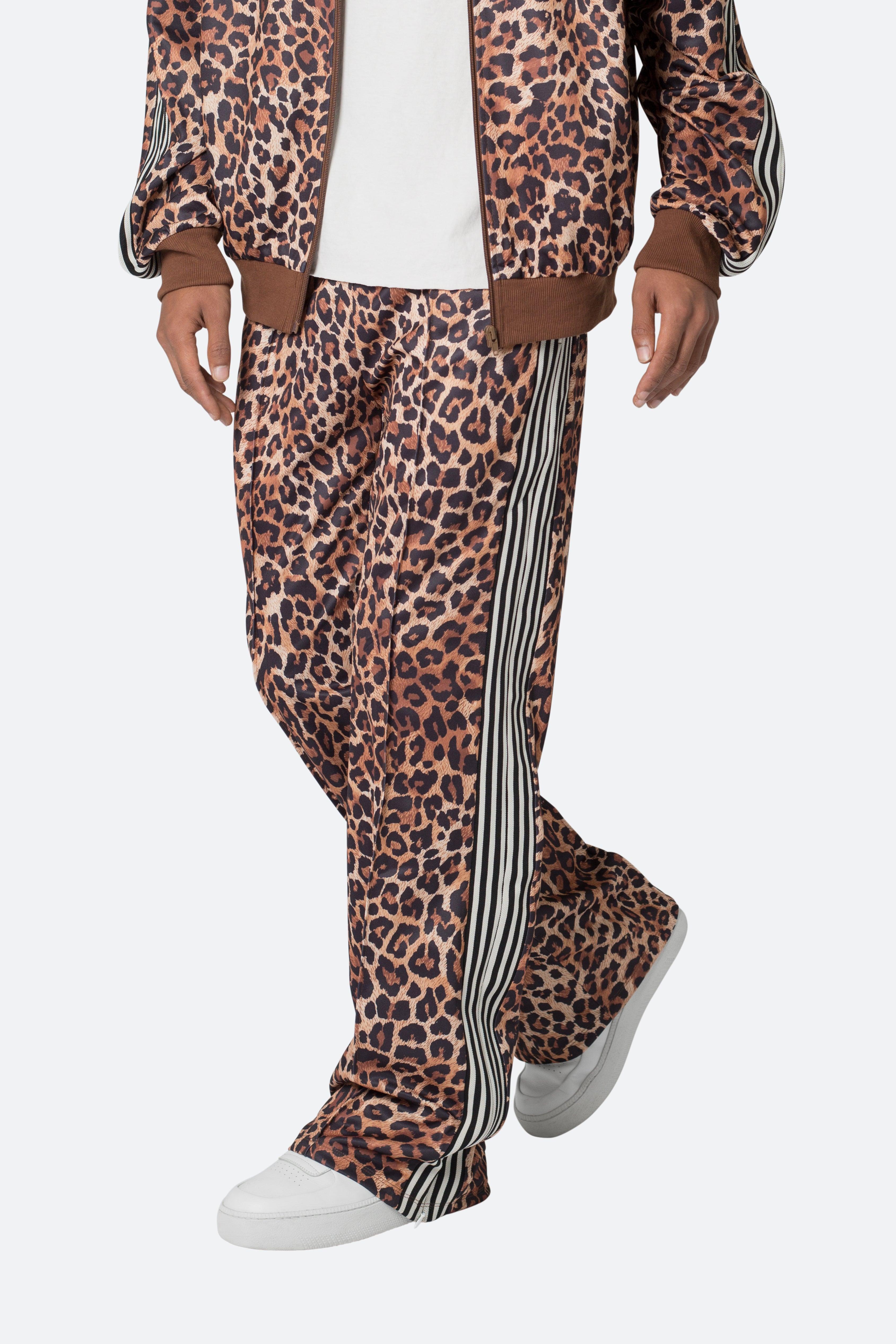 Leopard Track Pants - Leopard Print product image