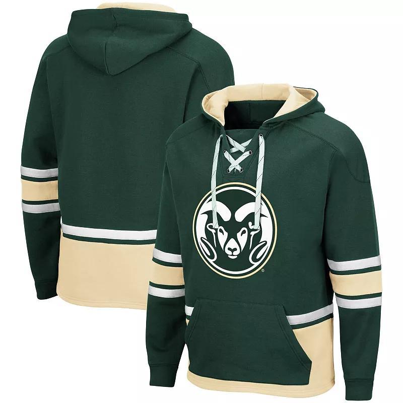 Mens Colosseum Colorado State Rams Lace Up 3.0 Pullover Hoodie Product Image