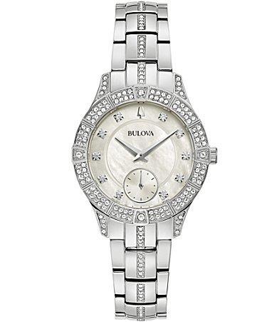 Bulova Womens Phantom Quartz Analog Stainless Steel Bracelet Watch Product Image