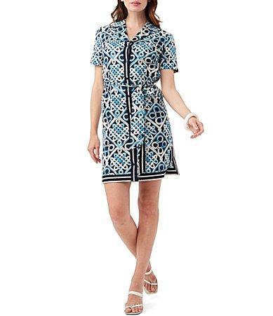 Womens Annabel Printed Shirtdress Product Image