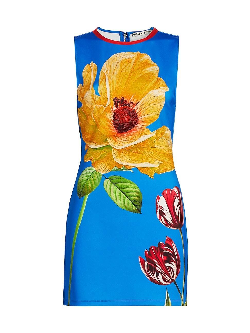 Womens Wynell Floral A-Line Sheath Dress Product Image