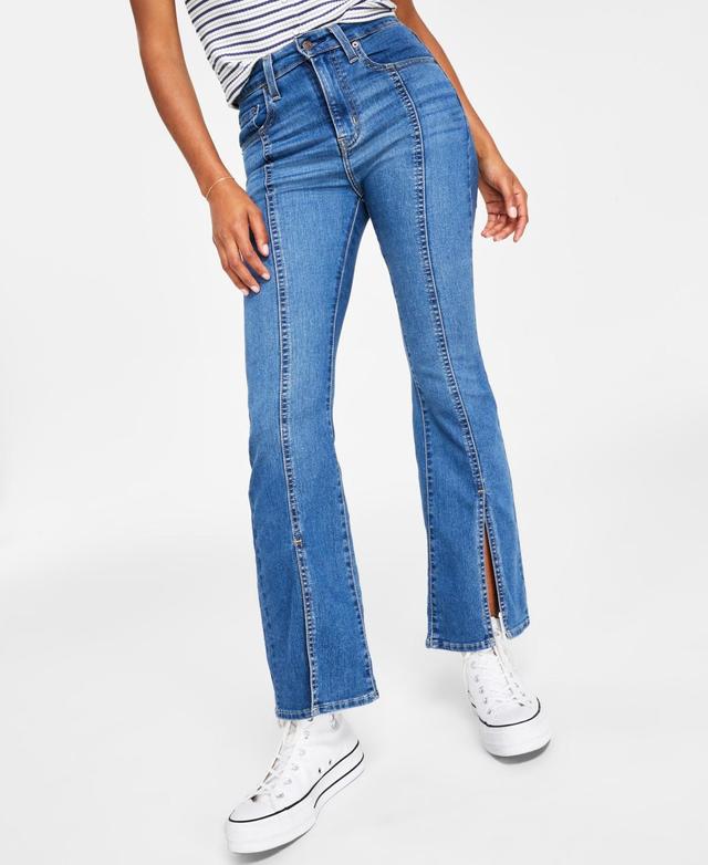 Levis Womens 726 Flare Split-Hem Jeans Product Image