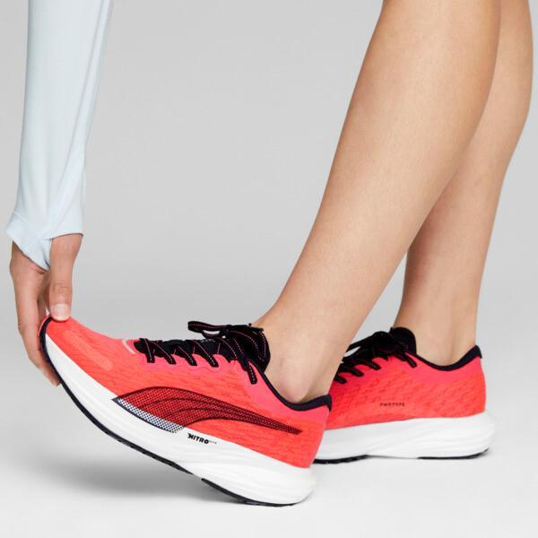 PUMA Deviate NITROâ¢ 2 Women's Running Shoes in Fire Orchid/Black/Icy Blue Product Image