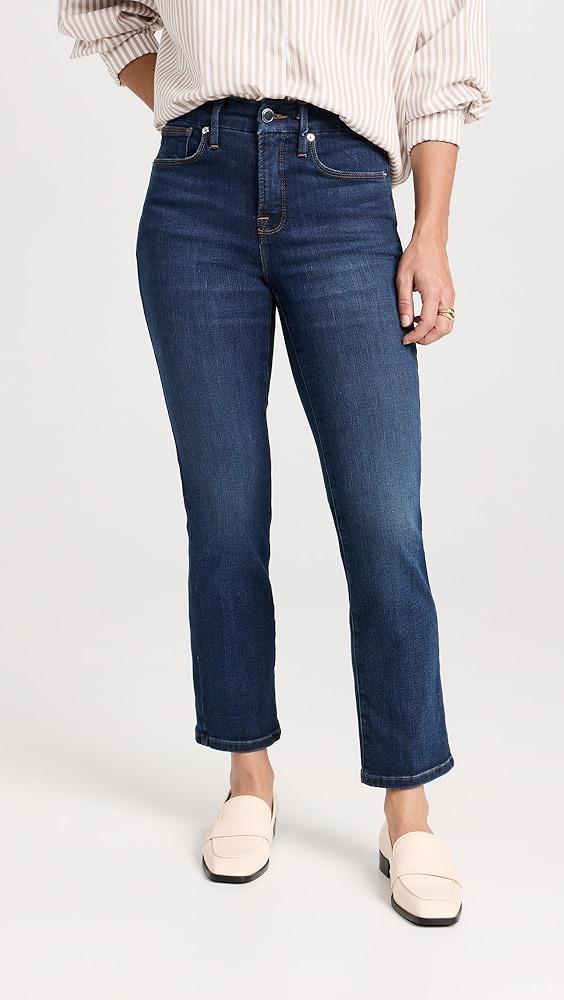 Good American Good Petite Straight Jeans | Shopbop product image