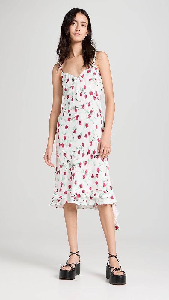 Marni Reverie V Neck Midi Dress | Shopbop Product Image