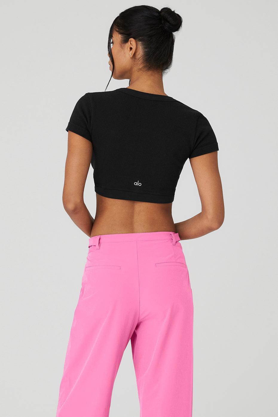 Alo Serene Rib Crop Top Product Image