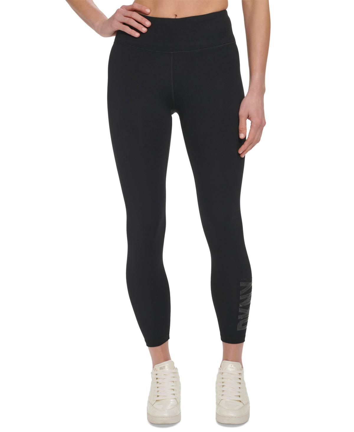 Dkny Womens High-Waisted Side-Logo 7/8 Leggings Product Image