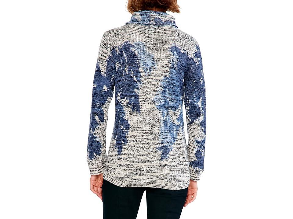 NIC+ZOE Shadow Mix Sweater Multi) Women's Clothing Product Image