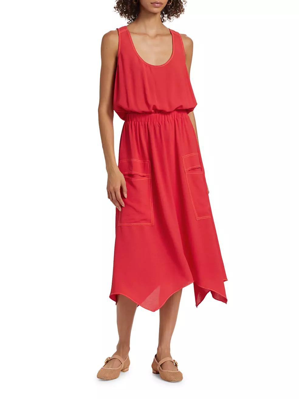 Hallie Sleeveless Midi-Dress Product Image