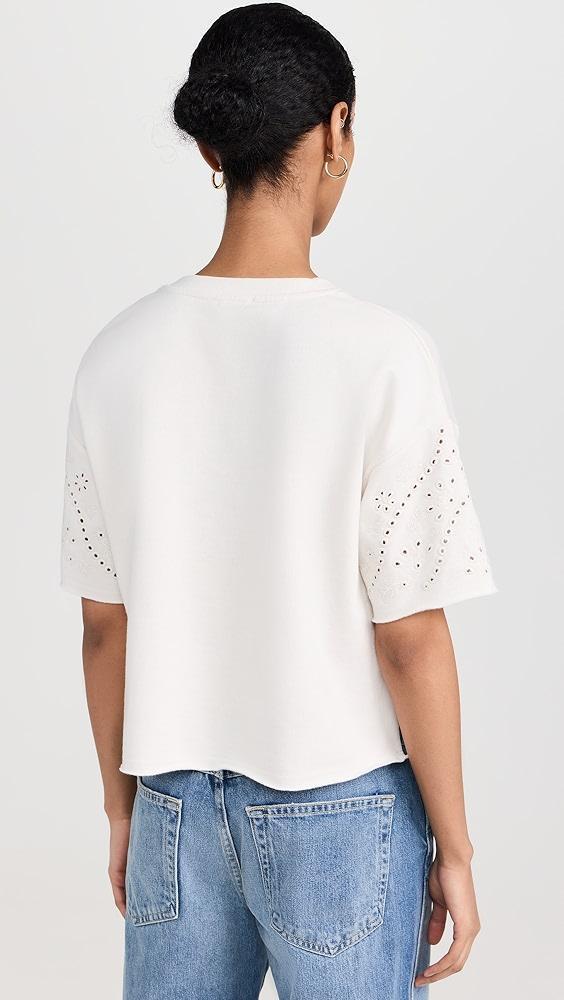 Splendid Raylee Embroidered Sweatshirt | Shopbop Product Image