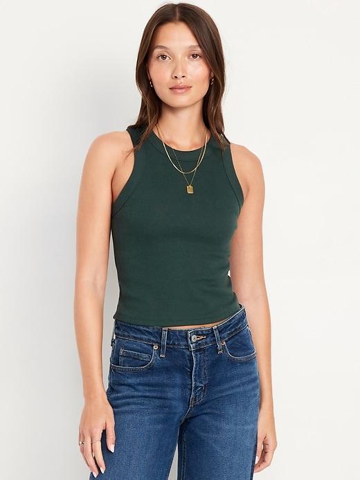 Snug Crop Tank Top Product Image